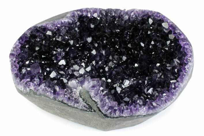 Wide, Deep Purple Amethyst Geode - Uruguay #379375